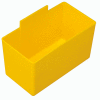 QBC112 Little Inner Bin Cup pour les bacs d'empilage en plastique - 2-3/4 x 5-1/4 x 3 jaune - Qté par paquet : 48