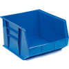 Global Industrial™ Plastic Stack & Hang Bin, 16-1/2"W x 18"D x 11"H, Bleu - Qté par paquet : 3