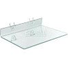 Azar Displays 556018 Acrylic Shelf For Pegboard/Slatwall, 13.5" x 2", Clear