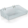 Azar Displays 556085 12" Wide Open Tray, 3" High, Clear