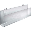 Azar Displays 556098 Acrylic Greeting Card Holder For Pgbrd/Slatwall, 13.5" x 5", Clear