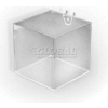 Azar Displays 556107 5" Wide Cube Bin For Pegboard/Slatwall, Acrylic, Clear
