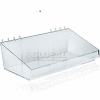 Azar Displays 556115 Large Acrylic Divider Bin For Pegboard/Slatwall, 13" x 4", Clear