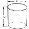 Azar Displays 556810 Acrylic Cylinder, 8" x 10", Clear ,1 Piece