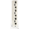 Hallowell Triple Tier 3 Door Safety-View Locker, 12"Wx12"Dx24"H, Tan, Unassembled