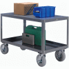 Global Industrial Portable Steel Table, 2 Shelves, 36"Wx72"Lx33-1/2"H, 1200 Lbs. Cap.
