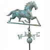 Good Directions Horse Weathervane, Blue Verde Copper