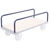 Global Industrial™ 12" Upright Frame for 48"L Adjustable Panel Truck - Sold In Pairs