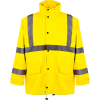 Manteau de pluie du SGS sécurité 6001 classe 3 avec 2 poches plaquées, chaux, 2XL/3XL