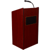 Floor Sound Podium / Lectern - Mahogany