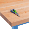 Global Industrial Workbench Top, Maple Butcher Block Square Edge, 60"W x 36"D x 1-3/4" Thick