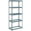 Global Industrial™ Extra Heavy Duty Shelving 36"W x 12"D x 96"H With 5 Shelves, No Deck, Gray