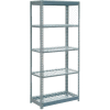 Global Industrial™ Heavy Duty Shelving 36"W x 24"D x 60"H With 5 Shelves - Wire Deck - Gray