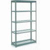 Global Industrial™ Heavy Duty Shelving 48"W x 24"D x 60"H With 5 Shelves - Wire Deck - Gray