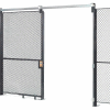 Global Industrial™ Wire Mesh Sliding Gate - 10x6
