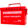 ZING RecycLockout Group Lockout Box (rouge), 6061R