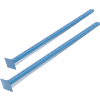 Global Industrial Steel Uprights, Blue, 2/Pack