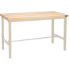 Global Industrial™ 72 x 36 Ajustable Height Workbench Square Tube Leg Global Industrial™ 10 x 11 - Bord de la place Maple -Tan