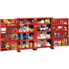 Stationary Heavy Duty Cabinet With Bin Dividers