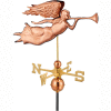 Good Directions Angel Weathervane, Polished Copper