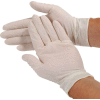 Zone de sécurité de qualité industrielle gants Latex, poudrés, grand, blanc, 100/boîte, GRDR-LG-1-T