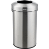 Global Industrial™ Stainless Steel Round Open Top Trash Can, 21 gallons