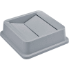 Global Industrial™ Square Plastic Trash Container Swing Couvercle - Gris 35 & 55 gallons