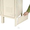 Global Industrial End Base For 18"D X 6"H Tan Locker Pair (Left And Right)