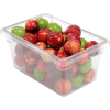 Rubbermaid 3304-00 Clear Plastic case 5 Gallon 18 x12 x 9 - Qté par paquet : 6