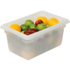 Rubbermaid 3504-00 5 de boîte en plastique blanc Gallon 18 x 12 x 9, qté par paquet : 6
