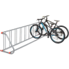 Porte-vélos industriel™ mondial à grille simple face, capacité de 9 vélos, acier enduit de poudre