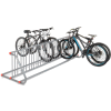 Porte-vélos à grille industrielle™ double face mondiale, capacité de 18 vélos, acier enduit de poudre