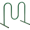 Global Industrial Wave Bike Rack, 5-Bike Capacity, Free Standing, Green