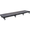 Fardage en plastique mobile Rack W 96" x 24" D (Cap 1 0 lb)