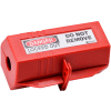 Brady® 65675 plug Lock 220/550 Volt avec étiquette de danger, polypropylène, 4-5/8 "l x 2" H