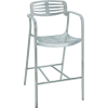 Premier ministre d’accueil mobilier Aero Bar aluminium extérieur hauteur chaise avec bras