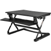 Interion® hauteur réglable Sit-Stand Desk Converter avec clavier pleine largeur