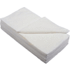 Global Industrial™ 300 GSM polissage microfibres, 16 "x 16", blanc, 12 chiffons/Pack