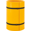 Global Industrial Column Wrap Protector For 24" Dia. Column, 44"W x 42"H, 2 Sheets, Yellow