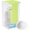 Global Industrial™ Acrylic Safety PPE Dispenser, Dust Mask Dispenser With Cover, GLADM1