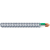 Southwire 68581821 10/2 AWG, THHN/THWN Aluminum Metal Clad Cable, Black/White/Green, 25 Ft - Pkg Qty 5