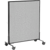 Interion® Mobile Office Partition Panel, 36-1/4"W x 45"H, Gray