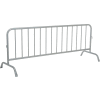 Barrière mondiale de contrôle des foules en acier industriel™ 102'L x 40"H x 1-5/8 » P, Gris