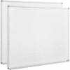 Global Industrial™ Melamine Dry Erase Whiteboard - 72 x 48 - Recto-verso - Paquet de 2