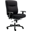 Interion® Center Tilt Big & Tall Chair With High Back & Adjustable Arms, Fabric, Black
