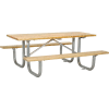 Global Industrial™ 6 ft. Wood Picnic Table
