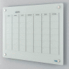 Global Industrial™ Glass Calendar Dry Erase Board, 36 « L x 24 « H