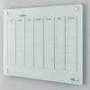 Global Industrial™ Glass Calendar Dry Erase Board, 36 « L x 24 « H