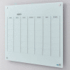 Global Industrial™ Glass Calendar Dry Erase Board, 48 « L x 36 « H