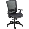 Interion® Heavy Duty Chair With High Back & Adjustable Arms, Mesh, Black